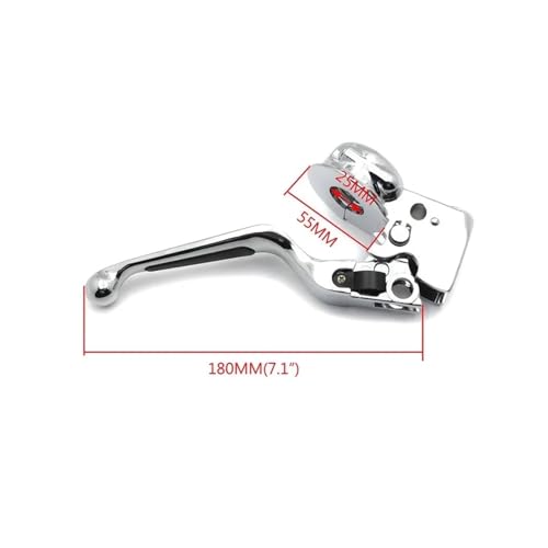Palanca de embrague con cuero y vinilo para moto Harley Davidson Softail 8