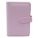 Toporchid A6 Leder Loose Leaf Nachfüllung Notebookbinder Planer Ersatzbezug Notizblock Shell (Pink)