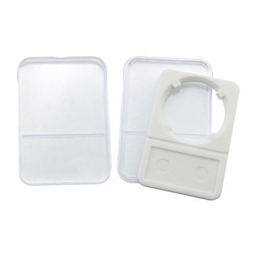 Set 5 cajas para monedas acrílico transparente 38mm miniatura 4