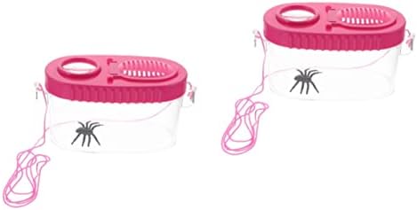 Mipcase 4 Pcs Viewer Containers for Toys Kids Magnifying Glasses Kid Tools Nature Exploration Kit Critter Case Kid Magnifying Glass Portable Critter Containers Critter Boxes Child