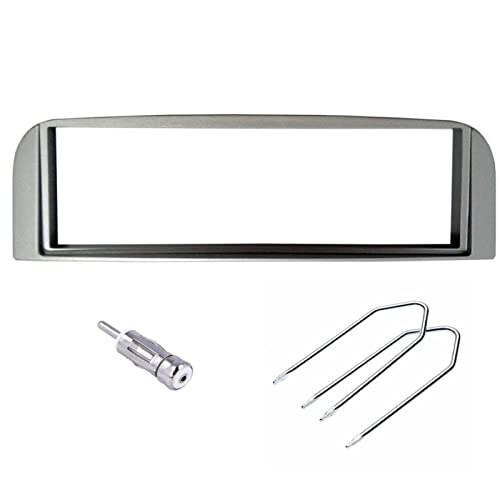 sound-way Kit Montage Autoradio, Cadre Façade 1 DIN, Adaptateur Antenne Fakra, Clés Démontage, Compatible avec Alfa 147, Alfa GT