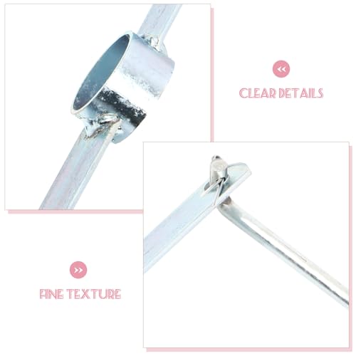 Pedal de hierro color plata para reparar cubos rotos con instalación fácil 7