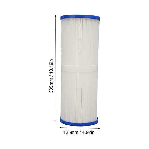 CHICIRIS Cartucho de substituição de filtro de piscina, 1 peça de substituição de filtro de banheira