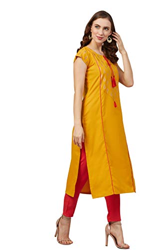 Image of ZIYAA Women's Synthetic Kurta