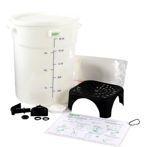 Snap! 5 Gallon Cold Brew Coffee Maker – Low Acid Commercial Cold Brew System with Dual Filtration for Smooth Coffee -Cold Brew Coffee Set-White by Snap! - Used condition - US$67.88