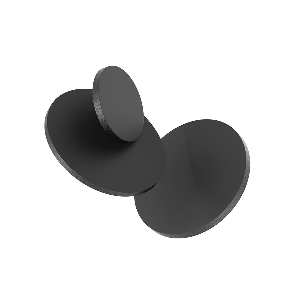 Juego de 10 arandelas planas de silicona, juntas de goma, almohadillas espaciadoras redondas, discos sólidos de 5 mm y 100 mm de diámetro, ideales para fontanería, proyectos eléctricos y de bricolaje