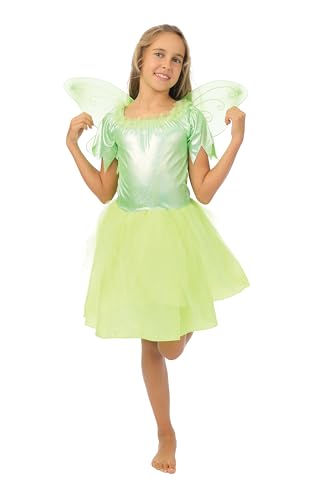 P'tit Clown re21147 - Disfraz infantil de hada verde (5/6 años)
