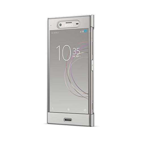 Sony SCTG50 - Custodia reattiva al touch Xperia XZ1, Argento