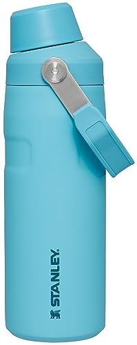 Image of Stanley IceFlow Fast Flow Water Bottle 16 oz | Angled Spout Lid | Lightweight and Leakproof for Travel and Sports | Insulated Stainless Steel | BPA-Free | Pool