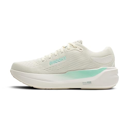 Image of Brooks Women's Ghost Max 3Sneaker, Coconut Yucca Gray Mist, 9.5 US