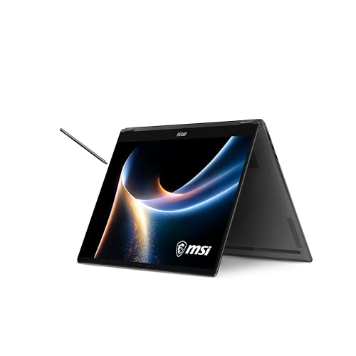 Image of MSI Prestige 16 Flip AI+ 16 inch 2.8K OLED Touch Ultra Thin 2-in-1 Laptop, Intel Core Ultra 9-386H, Intel ARC Graphics, 32GB LPDDR5X Memory, 1TB NVMe SSD, Windows 11 Pro