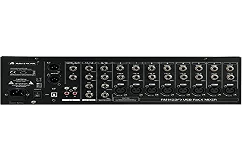 Omnitronic Rm-1422Fx Usb Rack Mixer