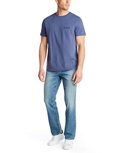 NAUTICA Men's Crew Neck Short Sleeve Basic T-Shirt