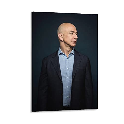 AAHARYA Jeff Bezos Inspirational Poster Office Wall Decor (4) Canvas
