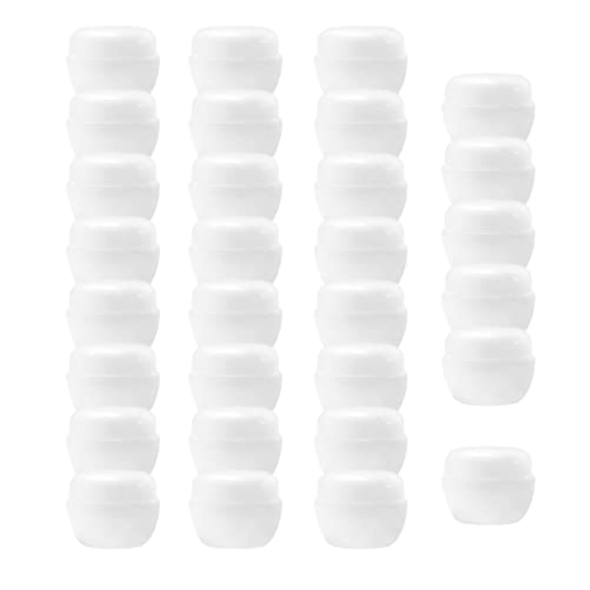 30 Pieces Cosmetic Jars Refillable 10G Empty Small