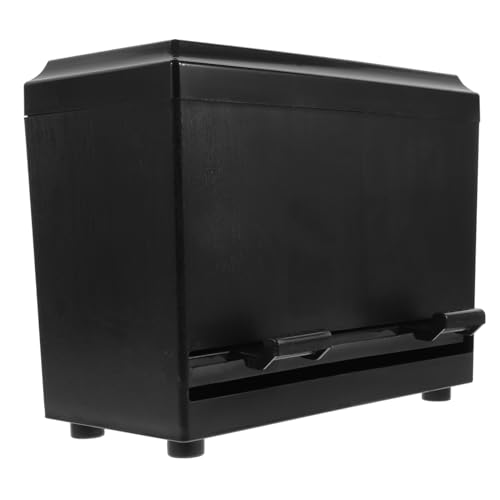 MUCKLILY Long-lasting Straw Dispenser Box Push-type Straw Container Easy Case for Cafe