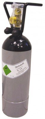 ich-zapfe Botella de nitrógeno 2 l (N2), con portabidón