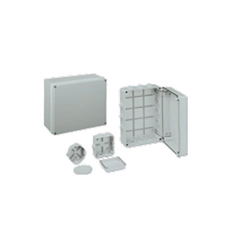Boîte de dérivation 10xØ25 boîte dérivation cônes ajustables passe-câble encastrable