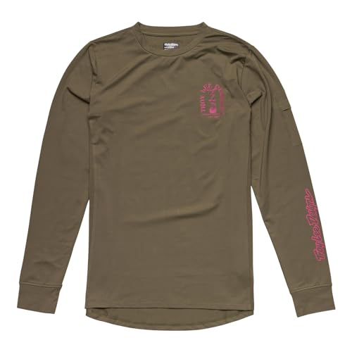 Troy Lee Designs - Youth Ride TEE ; Fangs Olive MD