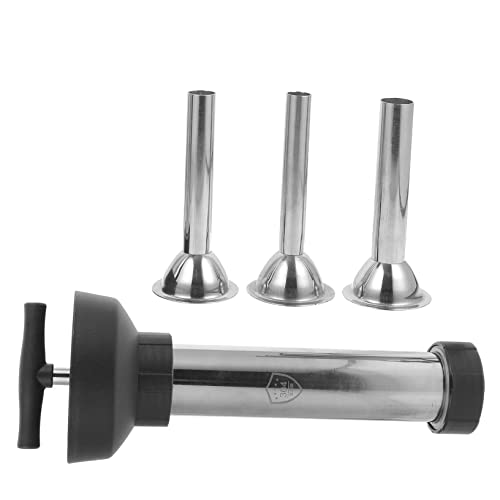 KICHOUSE Stainless Steel Sausage Stuffer Made for Diy Sausage Making Clean Safe