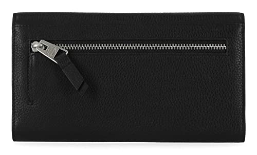Harley-Davidson Women's Classic Logo Genuine Leather Clutch Wallet - Black3