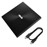 ASUS ZenDrive U3M - Ultra-Slim External DVD Writer, USB 3.2 Gen2x1 Type-C Interface, Compatible with Windows 11 and macOS, M-DISC Support, Comprehensive Backup Solutions Included, 1 Year Warranty