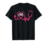 Heartbeat CNA Certified Nursing Assistant Medical Nurse Aide T-Shirt