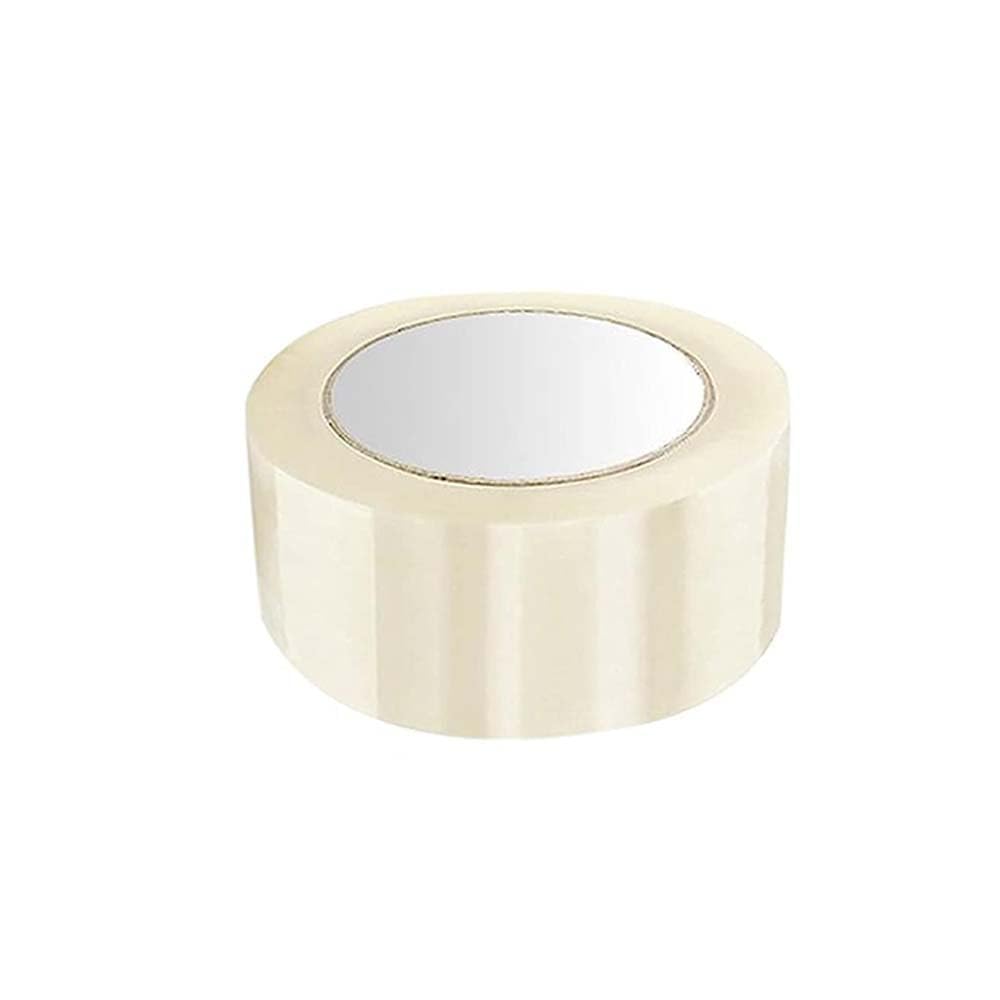 Générique Set di 36 rotoli adesivi per imballaggio professionale – colla forte 50 m x 48 mm – nastro ad alta resistenza per cartoncini, traslochi, stoccaggio, marrone o trasparente (trasparente)
