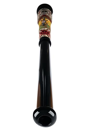 Meinl Percussion Slide Travel Didgeridoo - Größenverstellbares Reise Didgeridoo - D Stimmung - Inkl. Tasche - Kunststoff, Mehrfarbig (TSDDG2-BK)