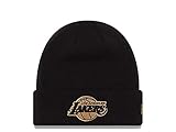 New Era Los Angeles Lakers Black and Gold Logo Mütze - NBA Basketball