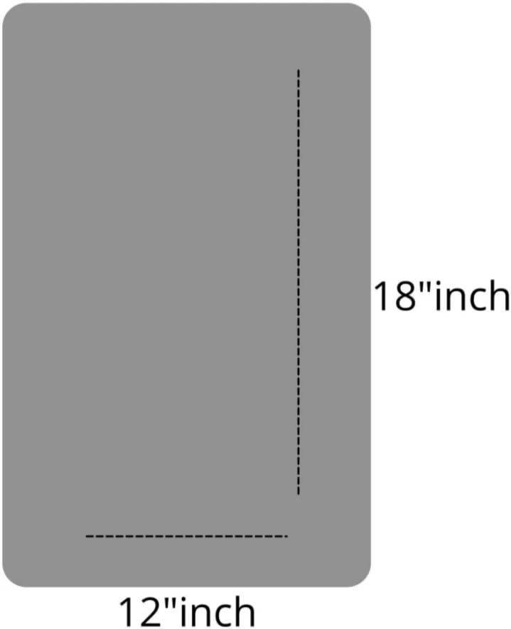 Image of CDM Frameless 12x18 Inch Mirror - Polished Edge Wall Design - Great for Compact Bathrooms or Bedrooms - Clean, Modern Style Enhances Any Room Effortlessly