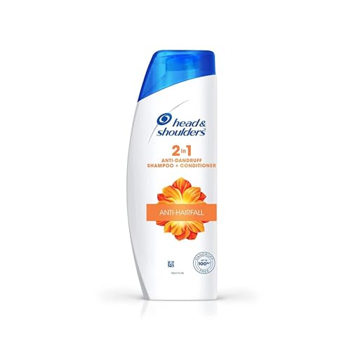 Head & Shoulders 2-in-1 Anti hairfall, Anti Dandruff Shampoo + Conditioner for Women & Men, With Almond Milk (180 ml)