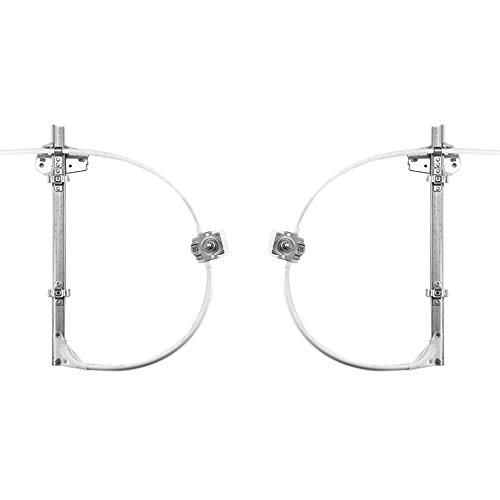 Partsline (Lot de 2) Mécanismes Lève-Vitre Manuel Avant Gauche + Droit compatible pour SUPER 5 (5 portes) & EXPRESS - 7700774973 7700774974 – vue 2