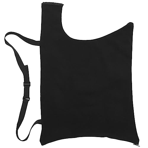KITANDOVE Leaf Blower Vacuum Bags Belt Messenger Tote Bags Leaf Collector Bags Man Bag Black 420d Oxford Cloth