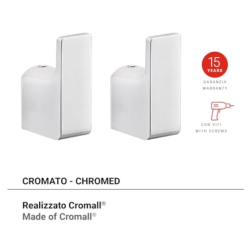 Gedy Set 2 Kleiderbügel Pirenei Chrom