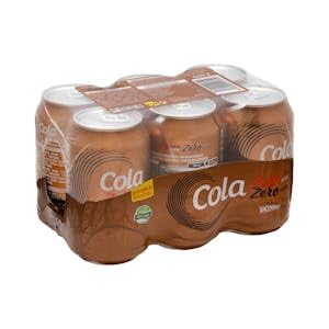 Refresco cola Hacendado Zero azúcar Zero cafeína 6 latas x 330 ml Pack 2
