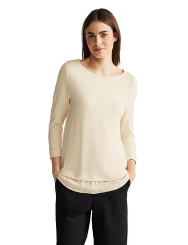 T-Shirt à Manches 3/4 Femme Anti Déformation Haut Street One Coton