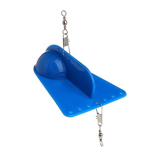 JVSISM Diving Piastra per Operatore Subacqueo di Esche Artificiali A profondità Regolabile per Pesca A Traina