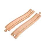 Sichere holzmaterialien: hergestellt aus sicheren, zuverlässigen holzmaterialien, die eine gesunde entwicklung der kinder gewährleisten, kunststoff-eisenbahnschienenverbinder, blaue schiene