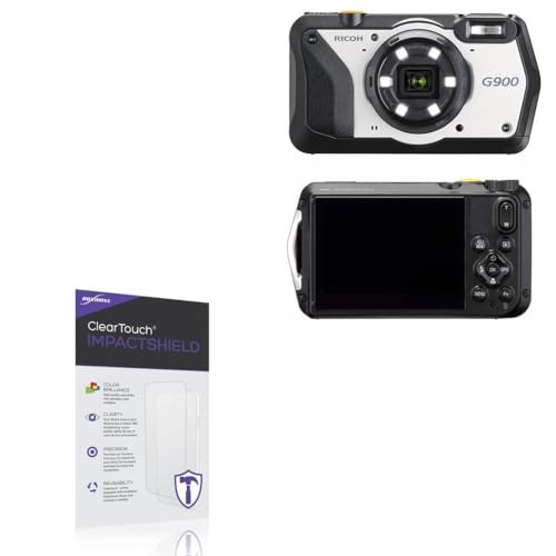 BoxWave Screen Protector Compatible With Ricoh G900 - ClearTouch ImpactShield (2-Pack), Impenetrable Screen Protector Flexible Film