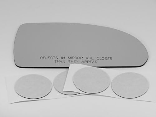 Fits 07-10 Elantra Sedan Right Pass Mirror Heated Glass Lens w/Adhesive excludes 09-10 Touring