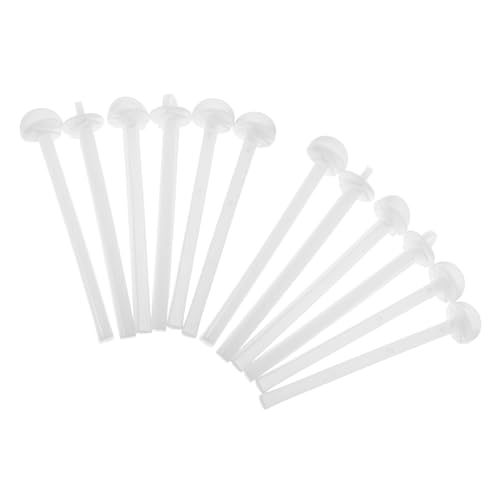 FUTUREORYY 20 Piezas Perchas de Plástico para Jaulas de Aves Palos para Posarse para Periquitos Ninfas Canarios y Cotorras Accesorios para Jaulas para Actividad y Comodidad