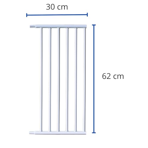 Extensor Premium para Grade Portão de Porta CSK - Branco (30 CM)