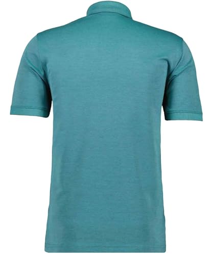 Polo à manches courtes en maille fine Ragman Softknit émeraude - 2