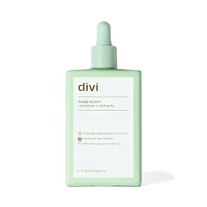 divi Hair Scalp Serum for Women and Men – Revitalize and Balance Your Scalp – Improves Appearance of Thinning Hair, Nourishes the Scalp and Helps Remove Product and Oil Buildup, 100ml