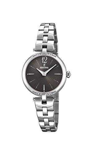 Montre bracelet femme Festina F20307/2 classique en acier argenté