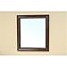 Bellaterra Home 203045-MIRROR Solid Wood Frame Mirror, Walnut