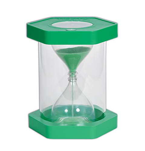 TickiT 92026 Sablier transparent géant, 1 Minute, 270 mm de diamètre, Vert