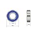 FOCMKEAS MR83-2RS 10 PCS Miniature Deep Groove Ball Bearing 3×8×3mm Double Blue Rubber Sealed Ball Bearing Chrome Steel P0 Z2 Bearing for Industrial Machine,Power Tools and Mechanical Equipment