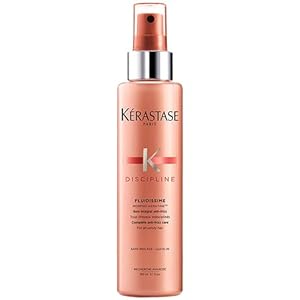 KERASTASE-Discipline-Fluidissime-Complete-Anti-Frizz-Care-Spray-for-Unisex-51-Ounce KERASTASE Discipline Fluidissime Anti-Frizz Spray | Hair Smoothing & Heat Protectant Spray | Illuminates Shiny Hair | With Morpho-Keratine and Conditioning Agents | For Styled Hair